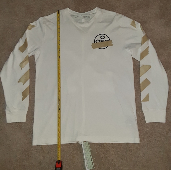 NWT MEN'S OFF-WHITE TAPE ARROWS T-SHIRT - Picture 4 of 13